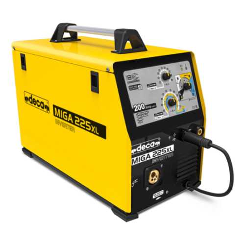 Impianto di saldatura multiprocesso MIG/MAG, NO-GAS, MMA, TIG 1Ph – 230V 50/60 Hz Saldatura MIG Sinergica “EASY MIG”