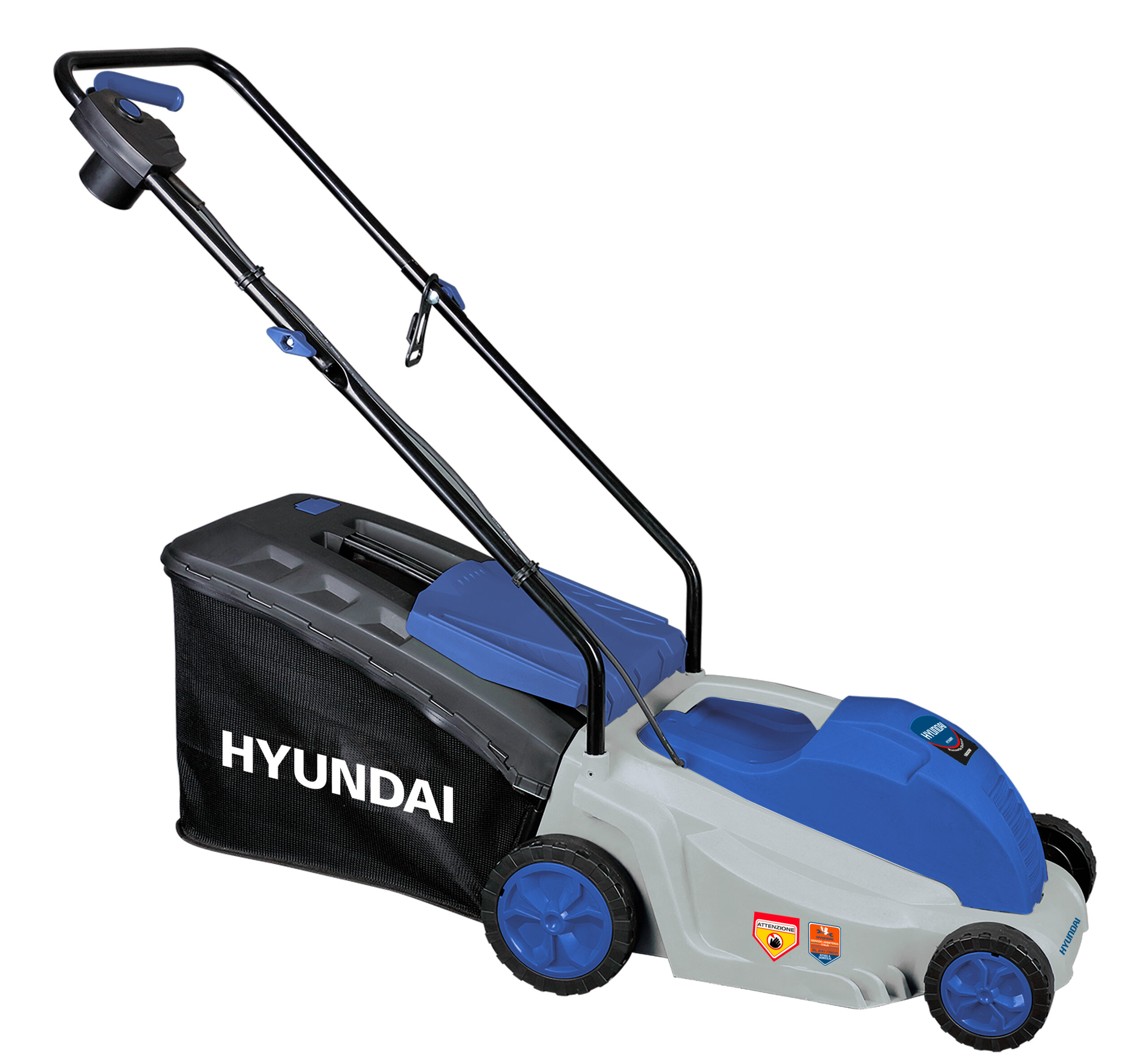 Rasaerba elettrico a spinta  hyundai 1600 w taglio 36 cm