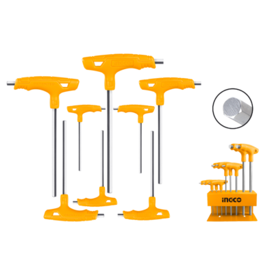 Set 8 chiavi esagonali con manico