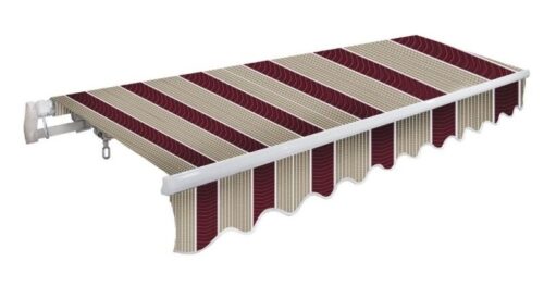 Tenda da sole avvolgibile 300 x 200 h a barra quadra