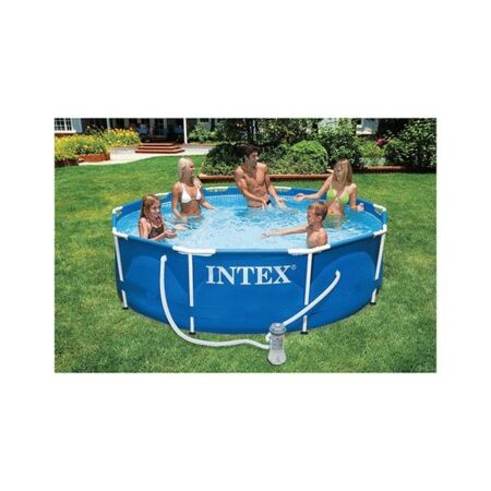 Piscina con telaio linea frame diam 305 x h 76 con pompa filtraggio