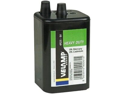 Batteria per lampada lampeggiante da cantiere