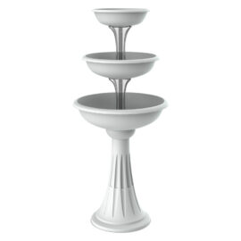 Ciotola per fiori con colonna 'trevi' Ø cm 30/40/50 - cappuccino Bama