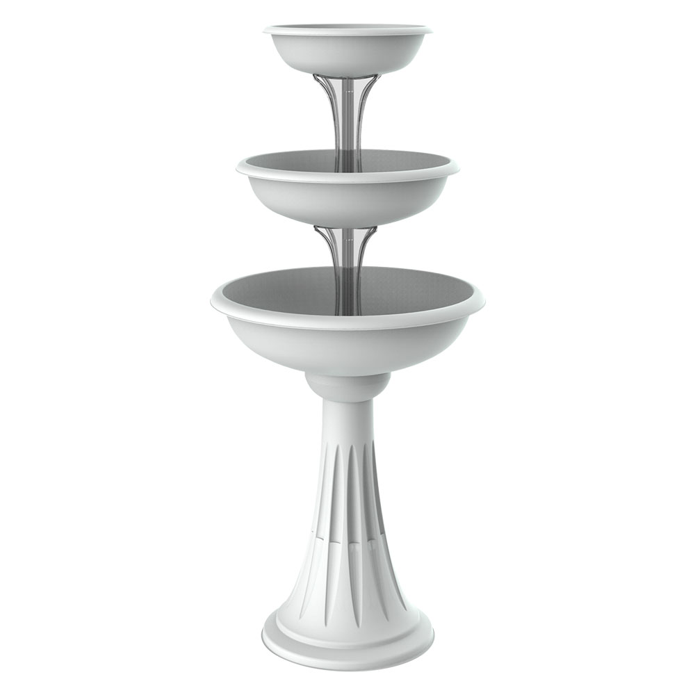 Ciotola per fiori con colonna ‘trevi’ Ø cm 30/40/50 – cappuccino Bama