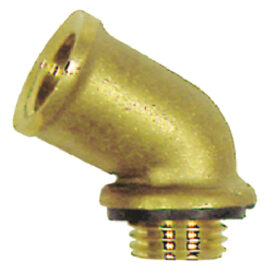 Raccordo curvo portagetto in ottone Senza marca