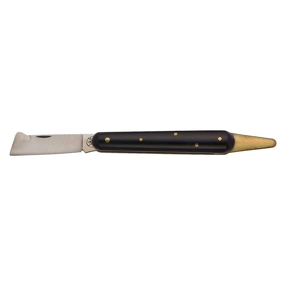 Coltello da innesto con salvagemma ‘202 p’ sp-ot-ch cm 19 -stecca chiudibile Due buoi