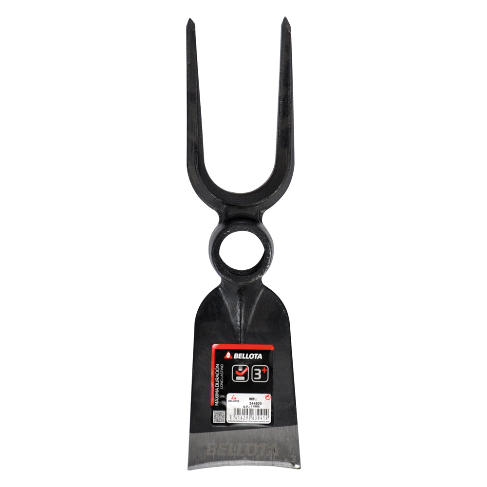 Zappa bidente gr.600 denti punta – manico 6030202 Bellota