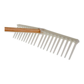 Rastrello per erba 20 denti - colore bianco Senza marca