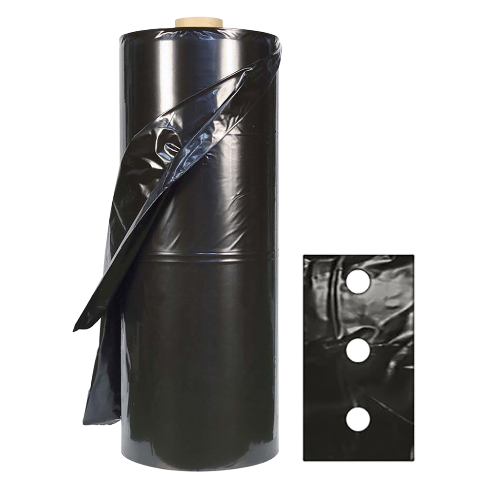 Telo per pacciamatura fori centrali h. mt 1,2 – dist.fori 30 cm Senza marca