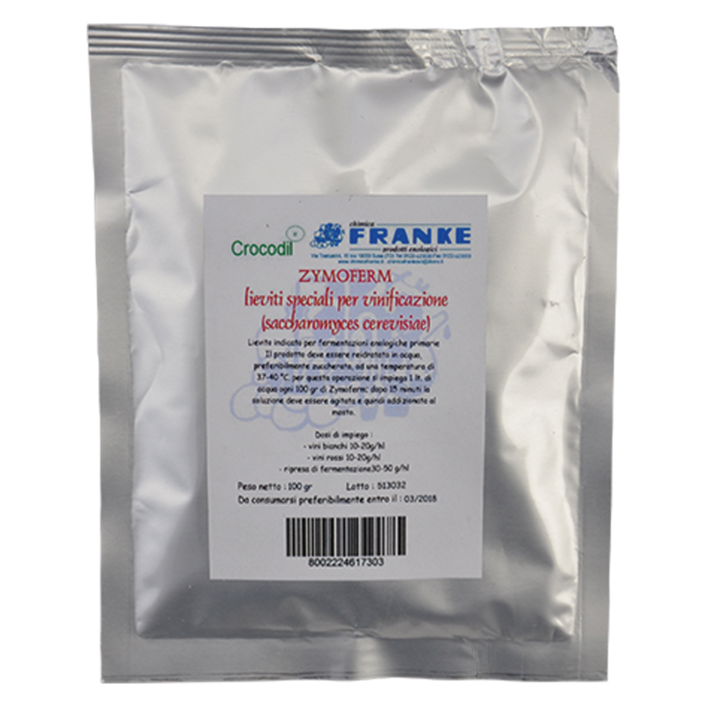 Enolievito zymoferm cerevisiae gr. 100 Chimica franke