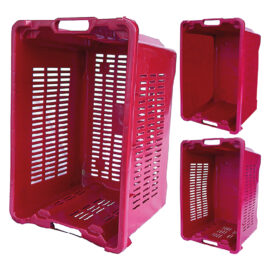 Cassetta pvc impilabile tutta forata Ics