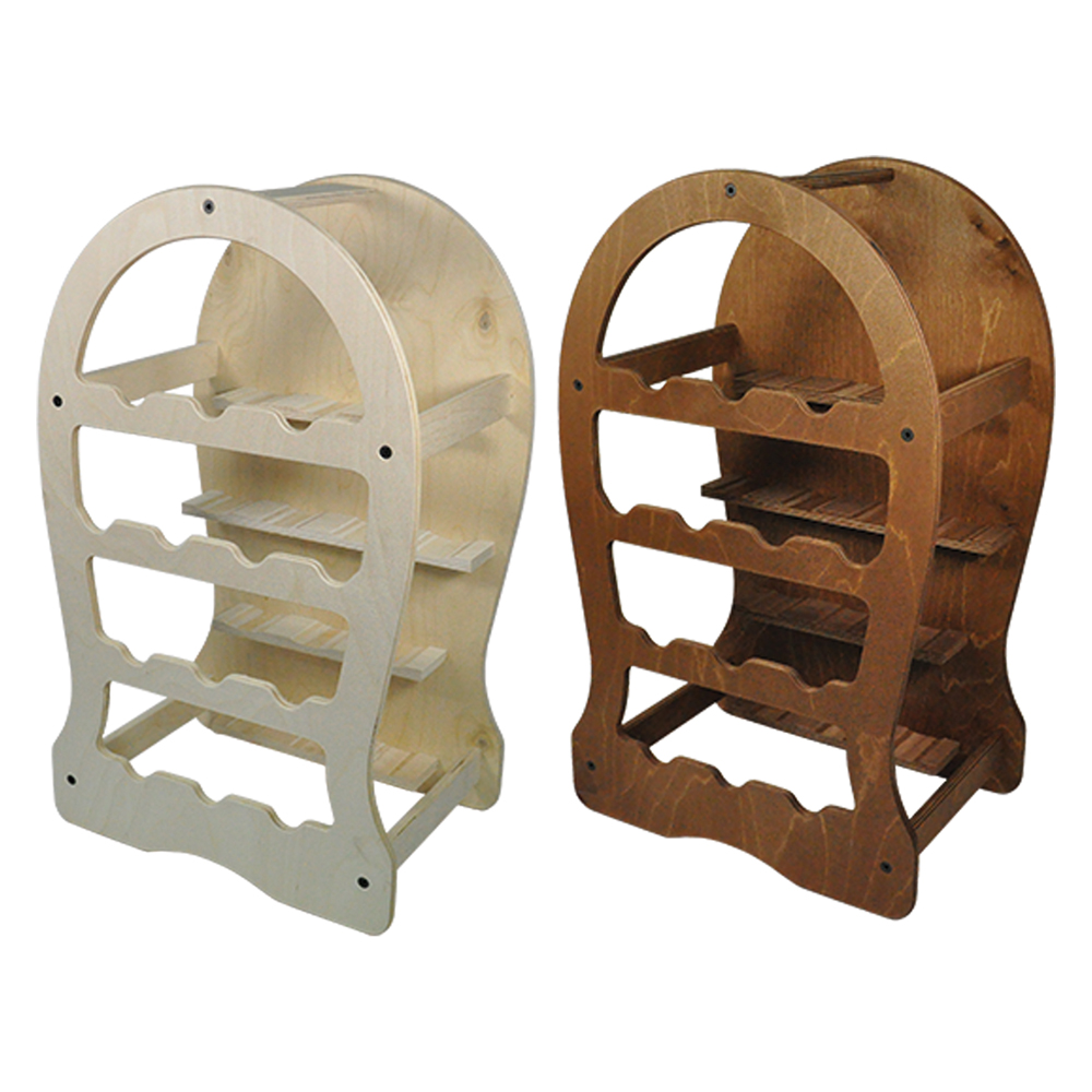 Botte portabottiglie 13 pos. – chiaro cm. 37 x 27 x h.62 Made in italy