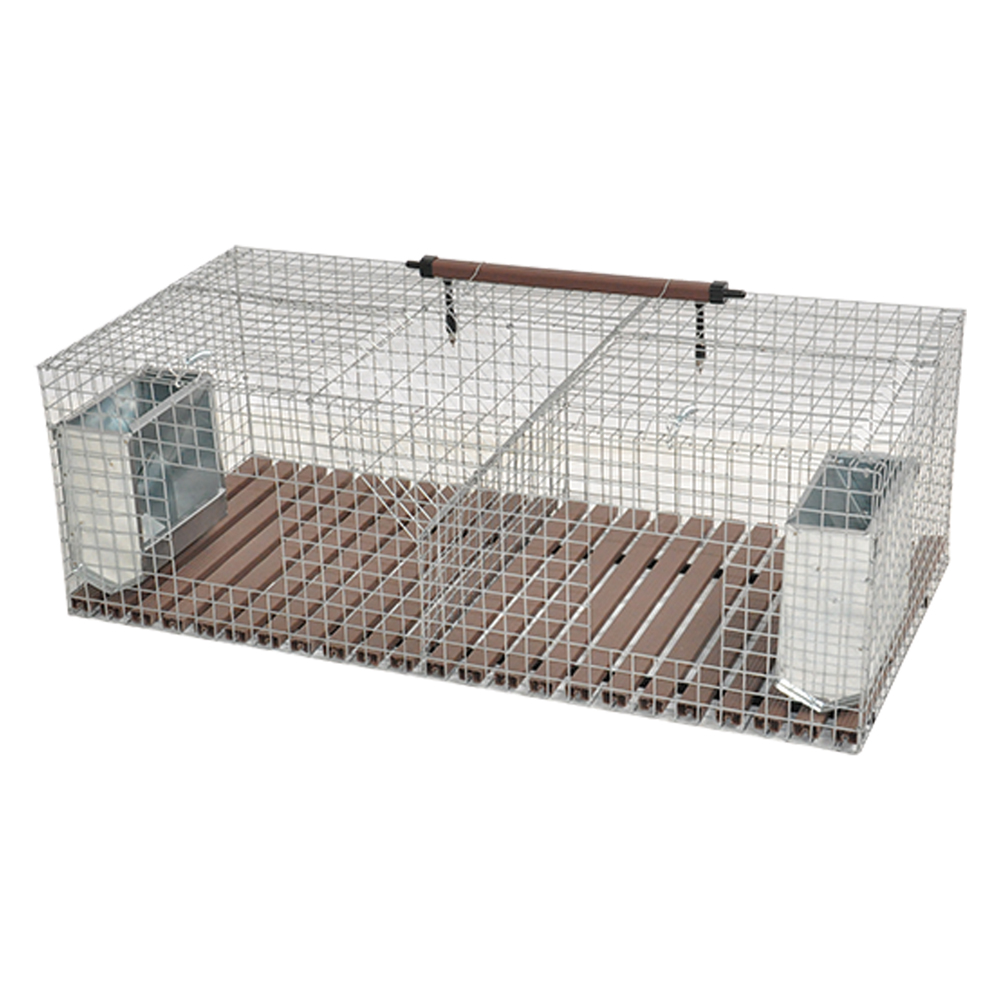 Gabbia conigli fattrici 2 fori – cm 100 x 50 x h 34 Mg gabbie