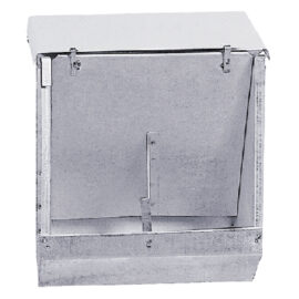 Mangiatoia a tramoggia per conigli 2 scomparti Mg gabbie