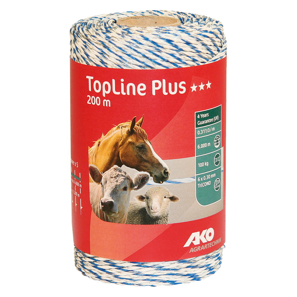 Filo tondo per recinto mt 200 – bianco/blu Albert kerbl