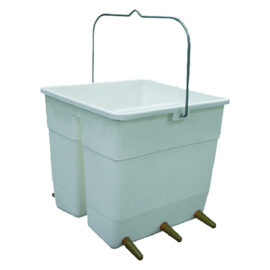Secchio con poppatoi per agnelli in plastica Senza marca
