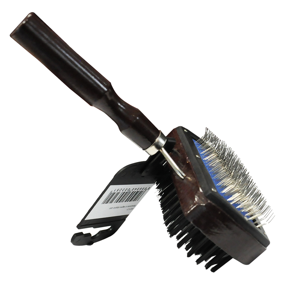 Spazzola cardatrice per cane mm 170 x 110 Senza marca