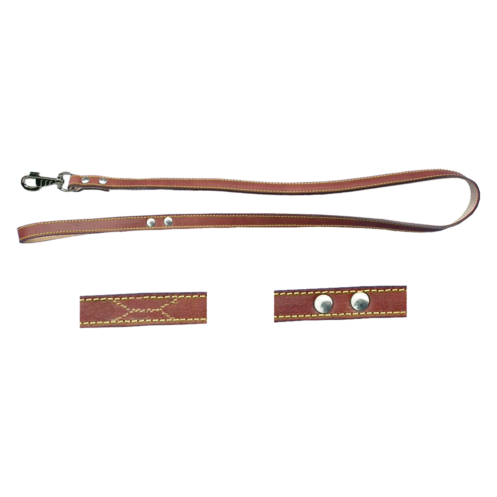 Guinzaglio per cane larg. mm 18 lung. cm 100 c/rivetti Senza marca