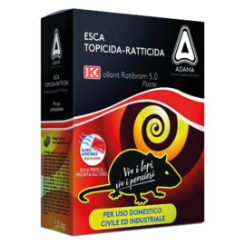 Esca topicida 'ratibrom' gr. 1500 - cf. 3 buste (500 gr.) Kollant