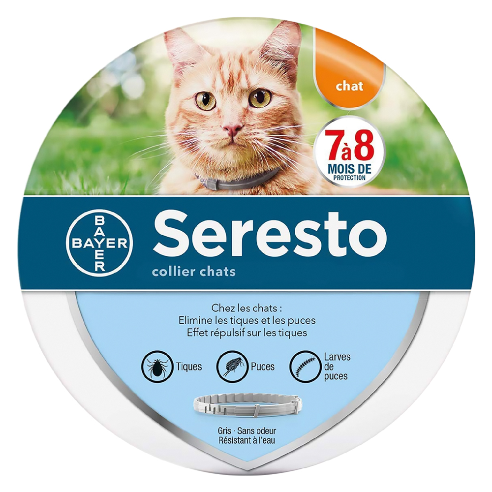 Collare antiparassitario ‘seresto’ per cani fino a 8 kg – cm. 38 Senza marca
