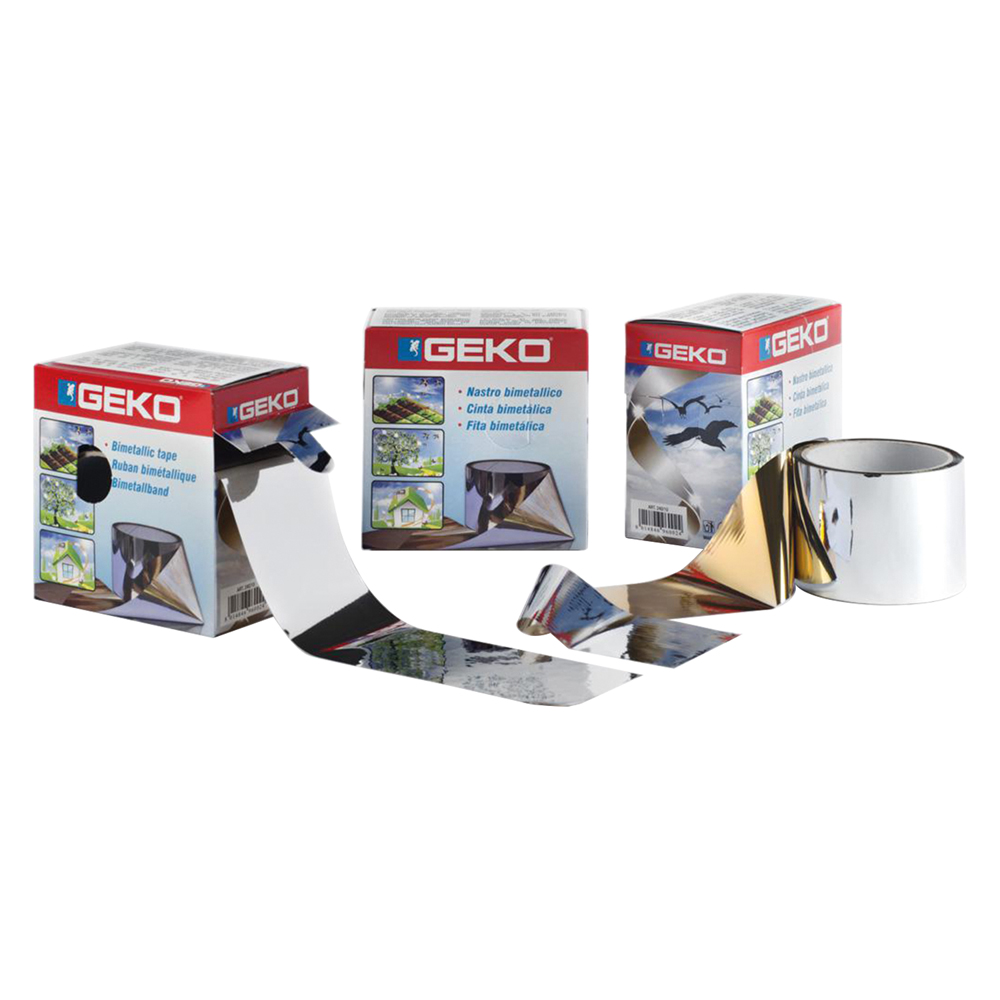Nastro dissuasore bimetallico ‘bird’ mm 70 x 100 mt Geko