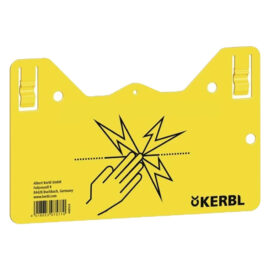 Cartello segnaletico recinzione elettrica cm. 26 x 15 Albert kerbl