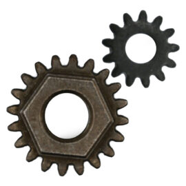 Rondella dentata con dado dentato per modello 'fl-25es' Lif