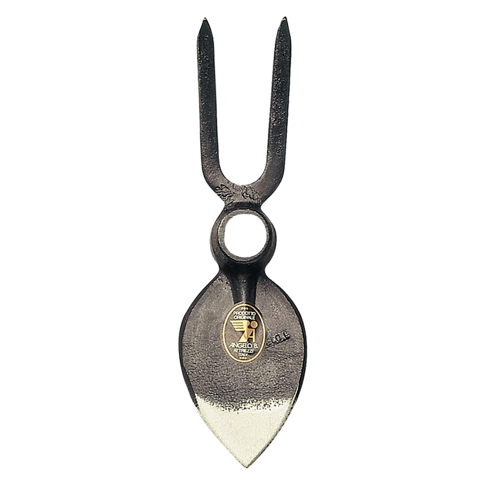 Zappetta a cuore con bidente art. ‘01.42.’ gr. 500 – cm 29 x 8,5 Angelob