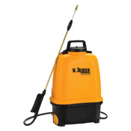 Pompa irroratrice a batteria 'v.black vita' lt 16 - lancia telescopica alluminio/ottone Volpi