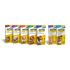 Compresse antiparassitarie masticabili 'adtab' cani 2,5 - 5,5 kg / 3 compresse da 112,5 mg Elanco