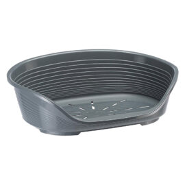 Lettino per animali 'siesta deluxe' n.2 - cm 49 x 36 x h.17,5 / dark grey Ferplast