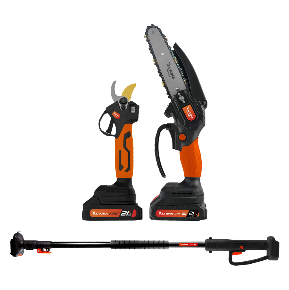 Kit potatore con forbici a batteria ‘afkit’ set 2 pezzi Altuna