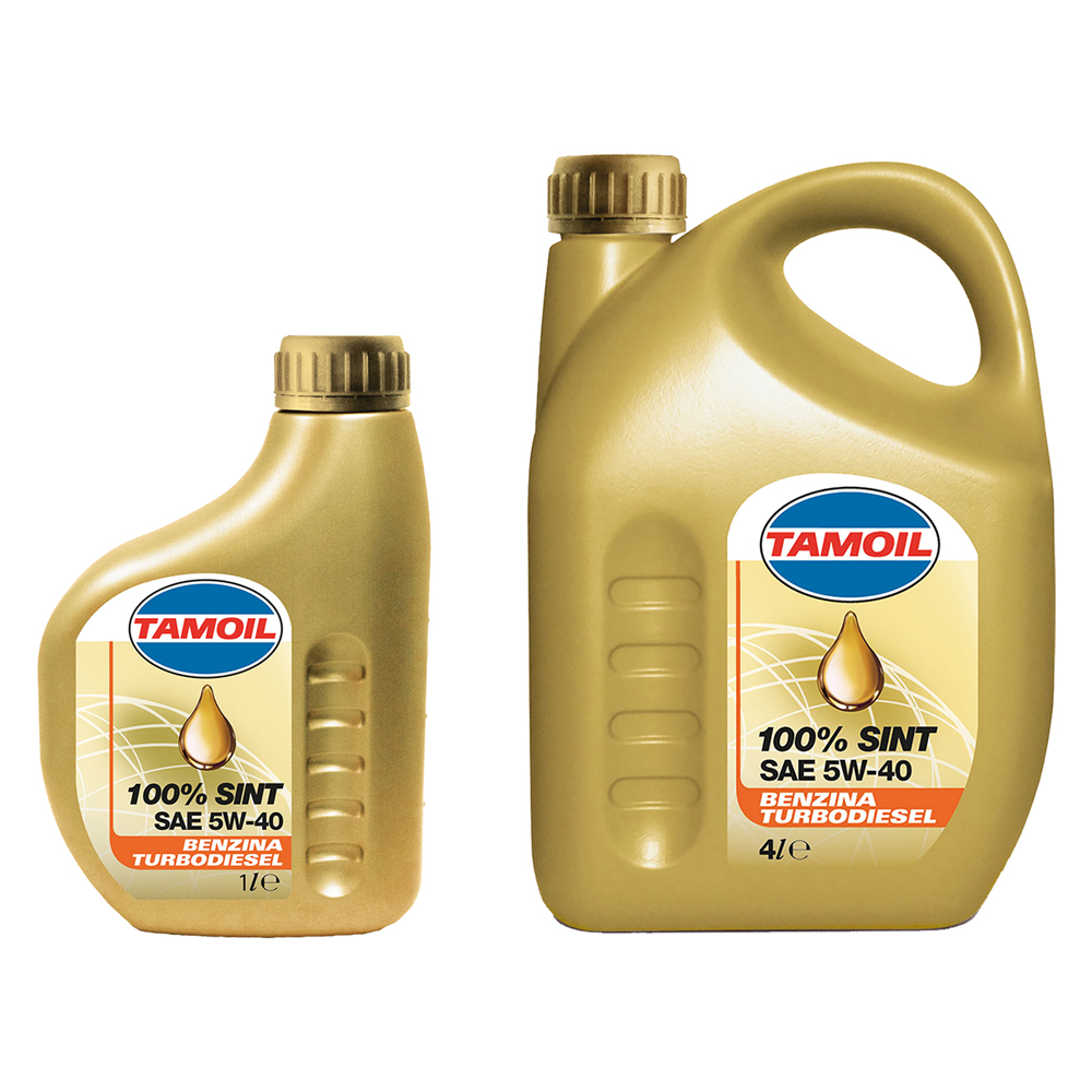 Olio motore per autovetture ‘tamoil 100% sint’ 5w40 – lt. 1 Tamoil