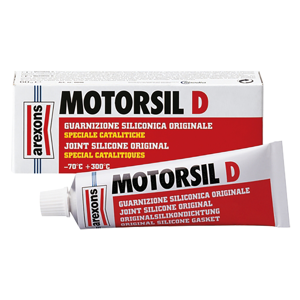 Guarnizione siliconica ‘motorsil d’ gr.60 – colore rosso Arexons