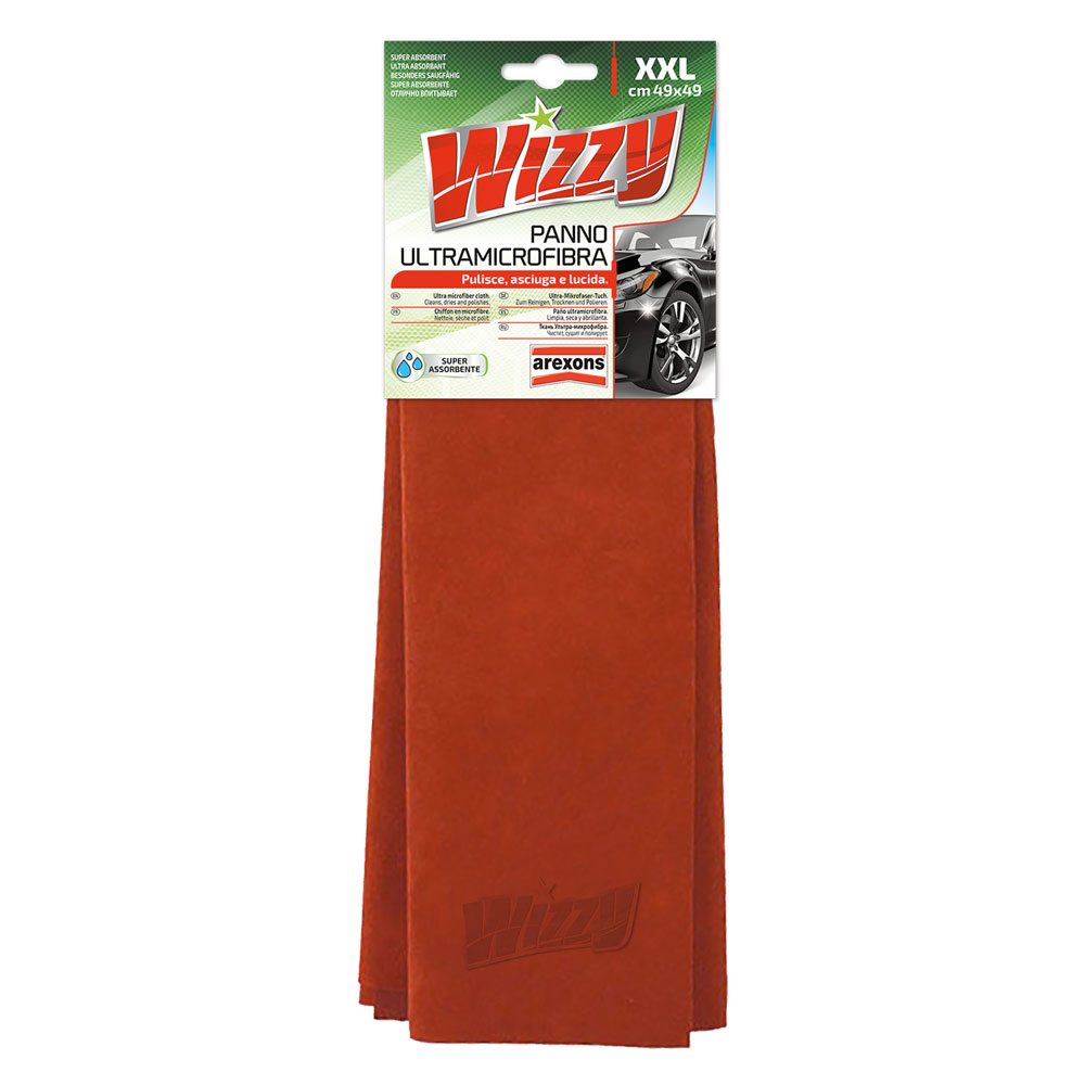 Panno ultra microfibra per autovetture ‘wizzy’ cm 49 x 49 Arexons