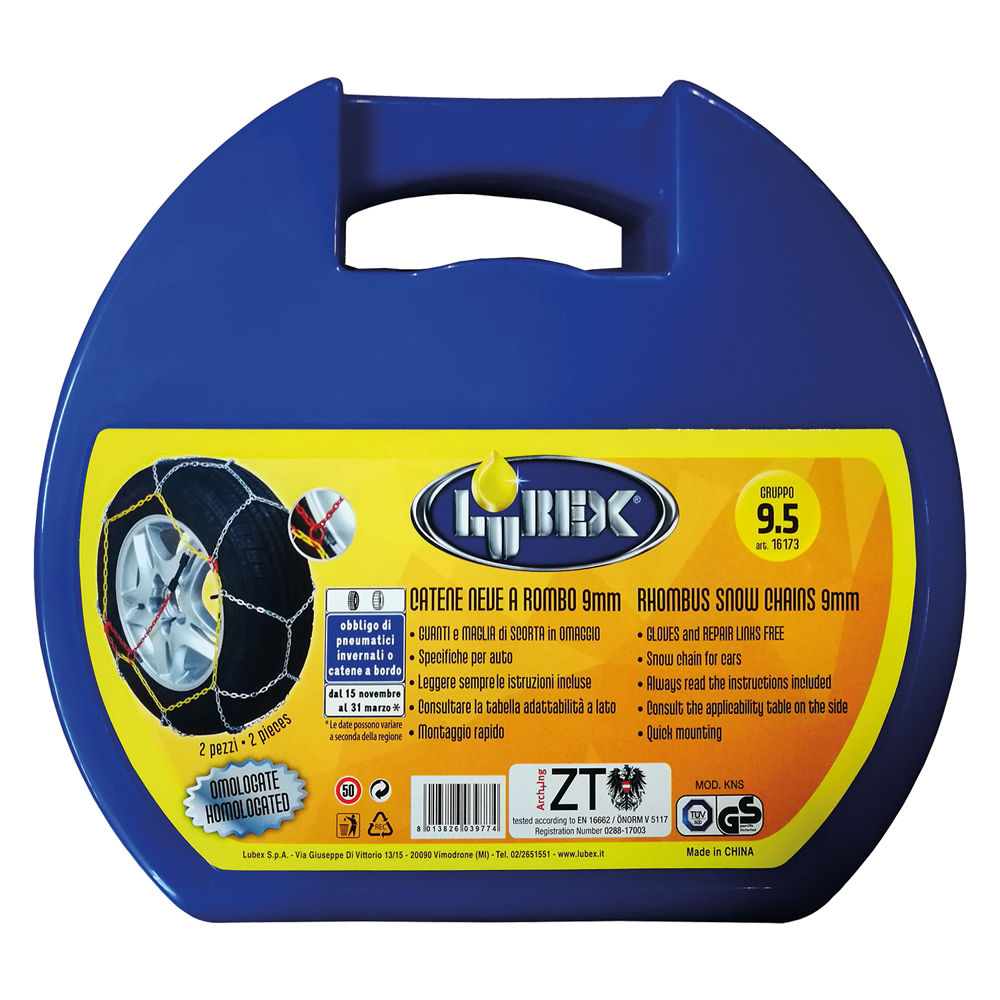 Catene da neve omologate gruppo 1 Lubex