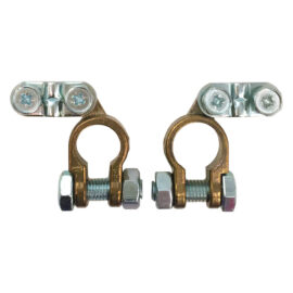 Morsetto per batteria auto polarita negativa Made in italy