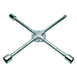 Chiave a croce per auto mm 17 - 19 - 22 - 1/2 Topex