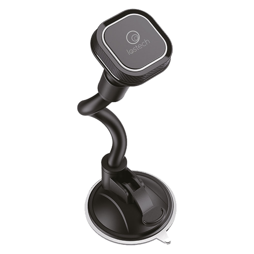 Supporto smartphone per automobile base ventosa rotazione libera Lostech