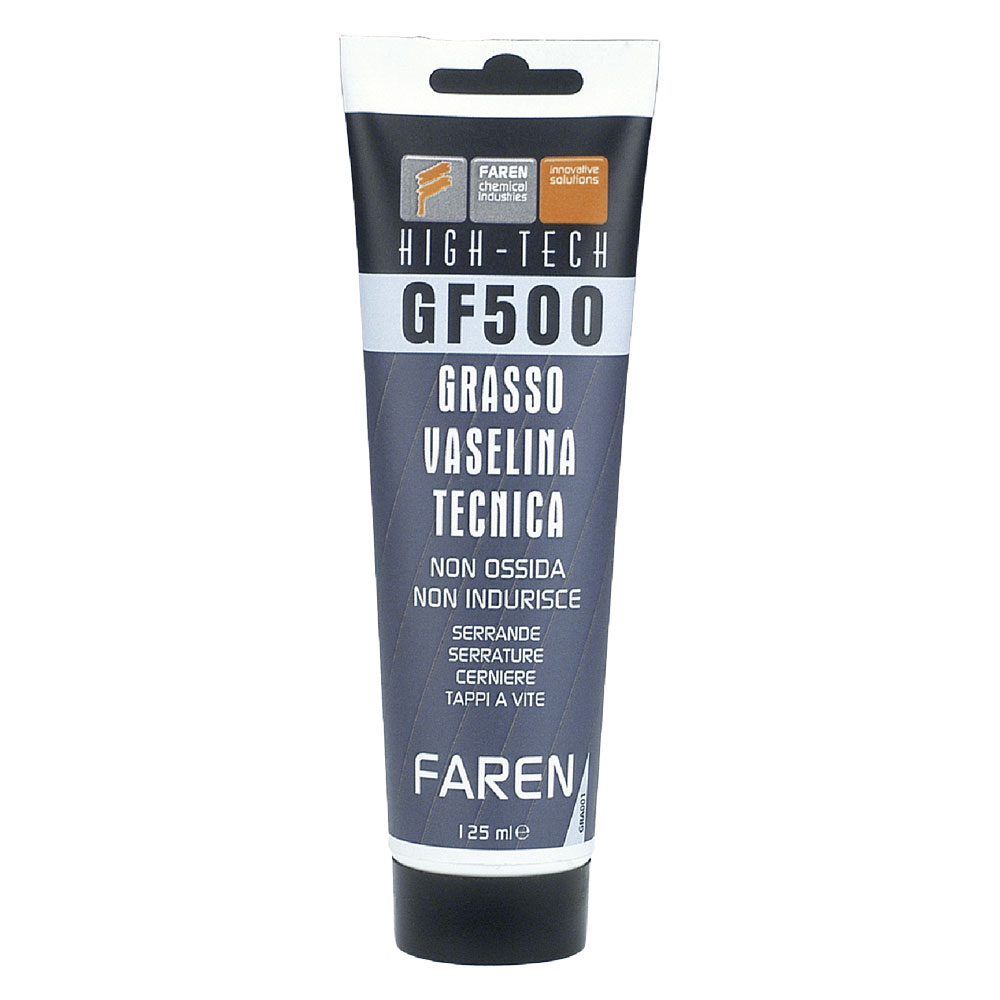 Grasso alla vaselina tecnica ‘gf 500’ ml 125 – in tubetto Faren