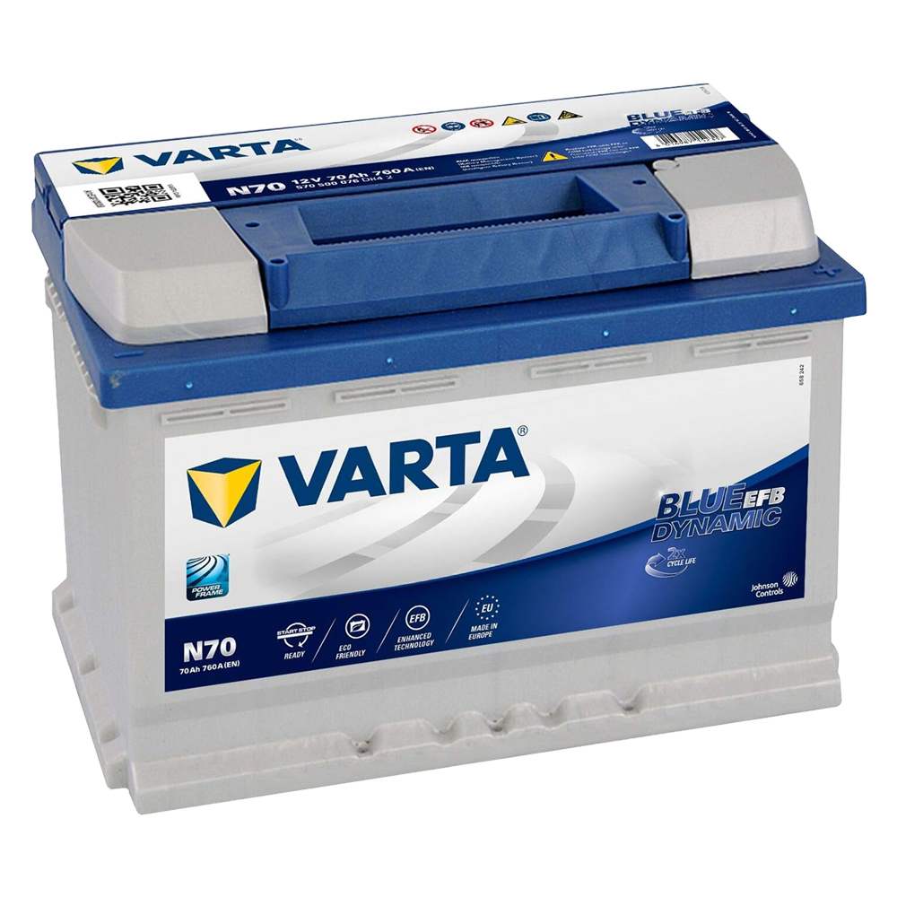 Batteria per auto start & stop ‘varta blue dynamic efb’ ‘n60’ – 60 ah dx / mm 242 x 175 x 190 Varta