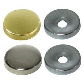 Borchia coprivite conica mm 12 - pz. 8 ottone lucido Blister koncreto