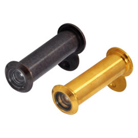 Spioncino modello 'eurovista' mm 60/85 - ottone lucido pz.1 Blister koncreto