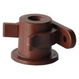 Fermaporta a scatto pz 2 - colore marrone Blister koncreto