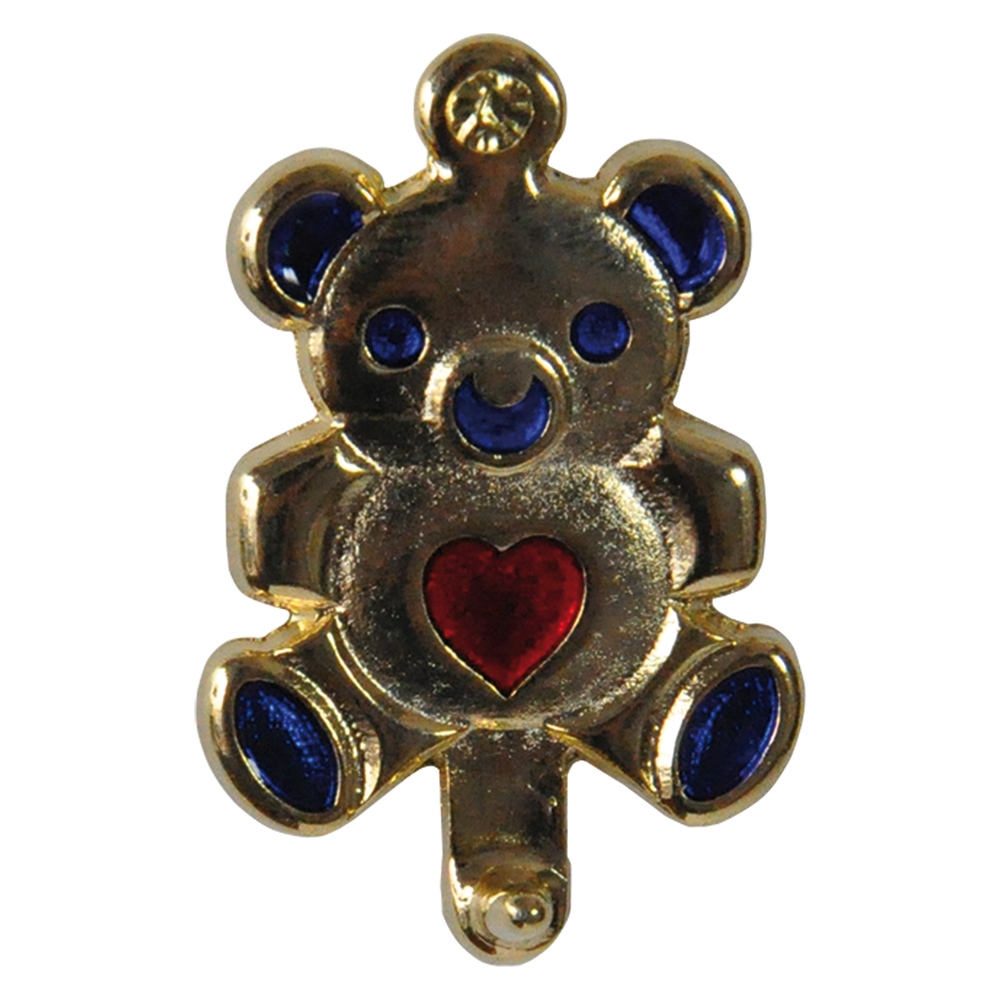 Gancio per quadri ‘orsetto’ mm 40 – pz.  1 oro Blister koncreto