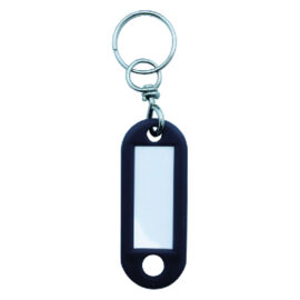 Targhetta portachiavi con givolare mm 63 x 16 - pz 10 Blister koncreto