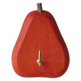 Appenditutto adesivo legno 'pera' 1 posto - pz. 1 Blister koncreto