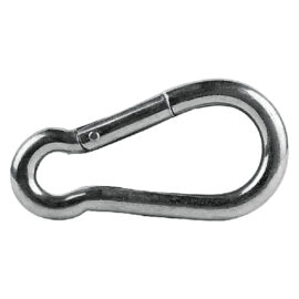 Moschettone pompiere mm  80  - pz. 1 Blister koncreto