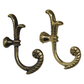 Gancio per tenda 'spagna' finitura oro - pz. 1 Blister koncreto