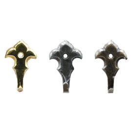 Gancio per quadri 'giglio magnum' mm 45 - pz.  2 oro Blister koncreto